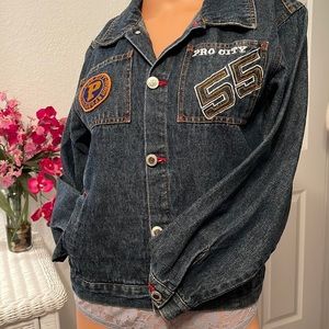 Urban Extreme Platinum boys denim jacket..Size 12. Like new EXCELLENT CONDITION